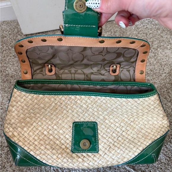 Vintage Coach Woven Bag - Picture 9 of 11